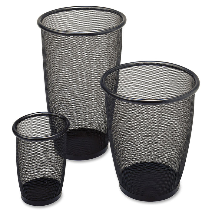 Safco Round Mesh Wastebaskets