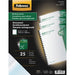 Fellowes Crystals Clear Oversize PVC Covers