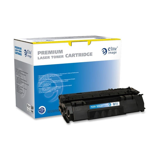 Elite Image Remanufactured Laser Toner Cartridge - Alternative for HP 53A (Q7553A) - Black - 1 Each