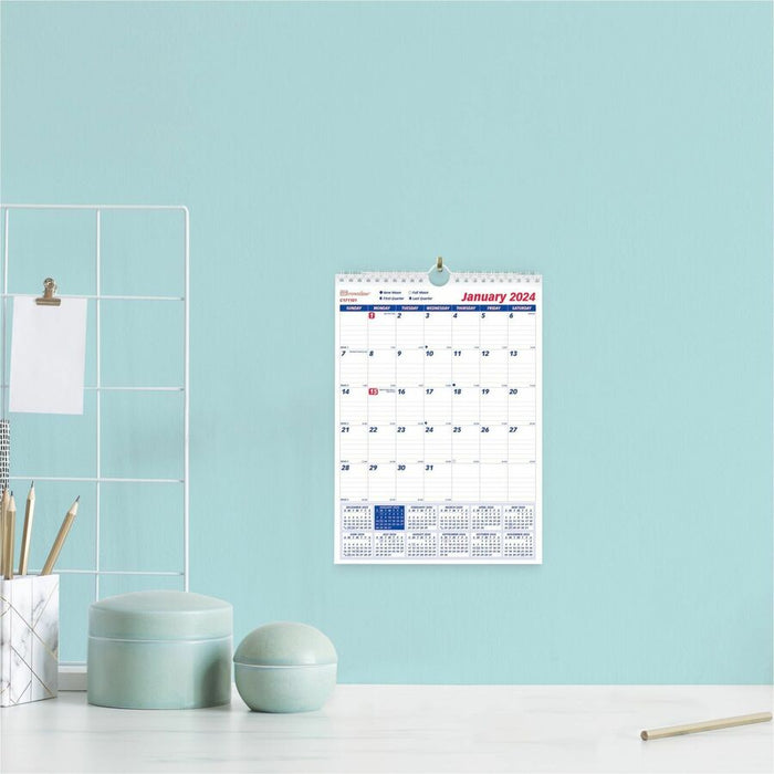 Brownline Ruled Block Wall Calendar