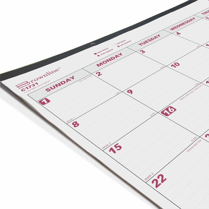 Brownline Professional Monthly Desk/Wall Calendar