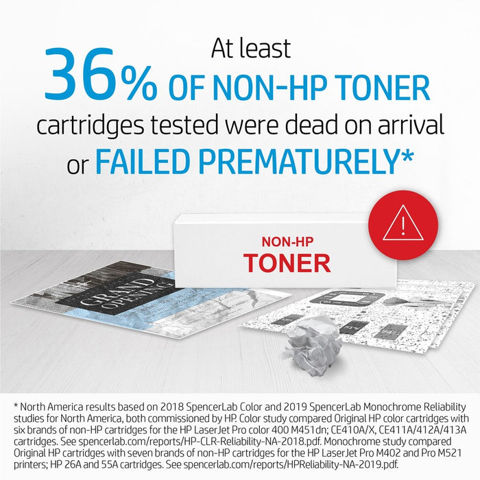 HP 824A (CB381A) Original Laser Toner Cartridge - Single Pack - Cyan - 1 Each