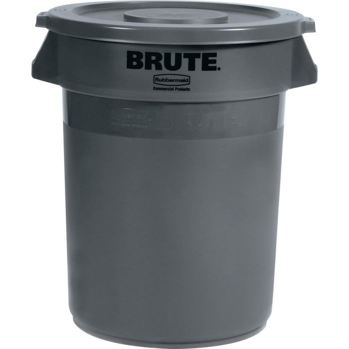 Rubbermaid Commercial Brute 32-Gallon Container Flat Lid