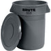 Rubbermaid Commercial Brute 32-Gallon Container Flat Lid
