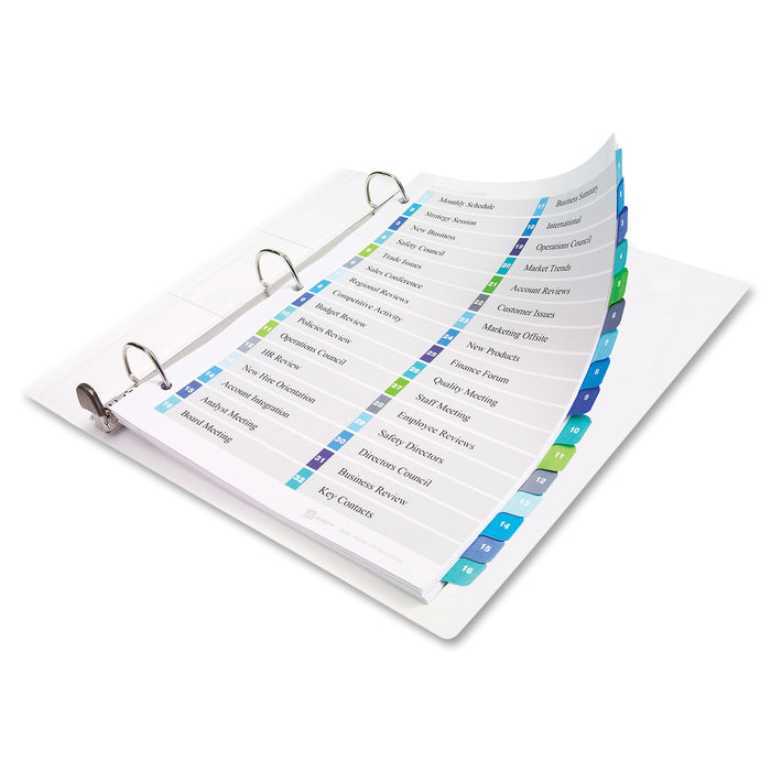 Avery® Two-Column Table Contents Dividers w/Tabs