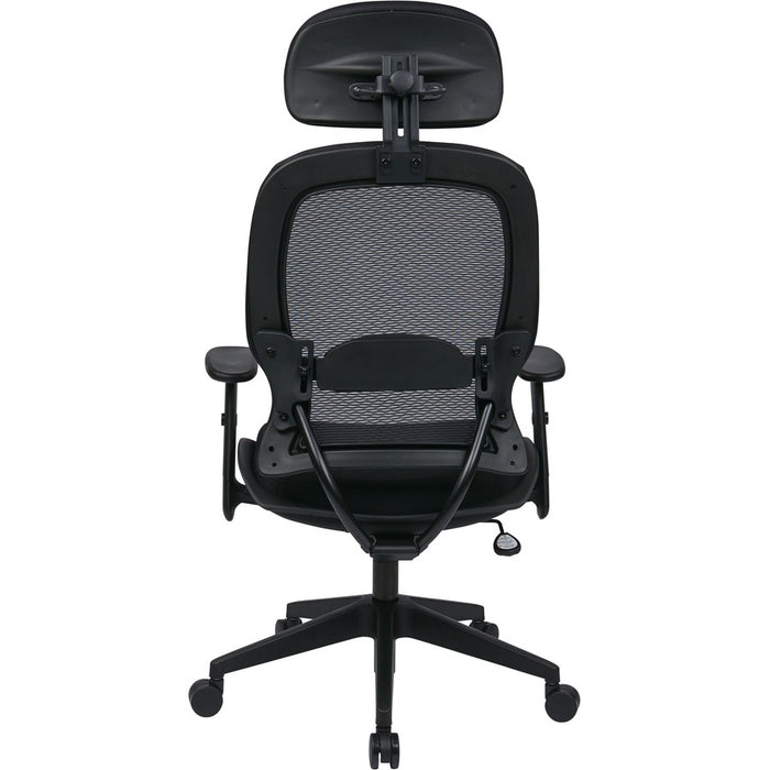 Office Star Professional Air Grid Chair with Adjustable Headrest