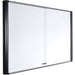 MasterVision Sliding Door Enclosed Porcelain Board