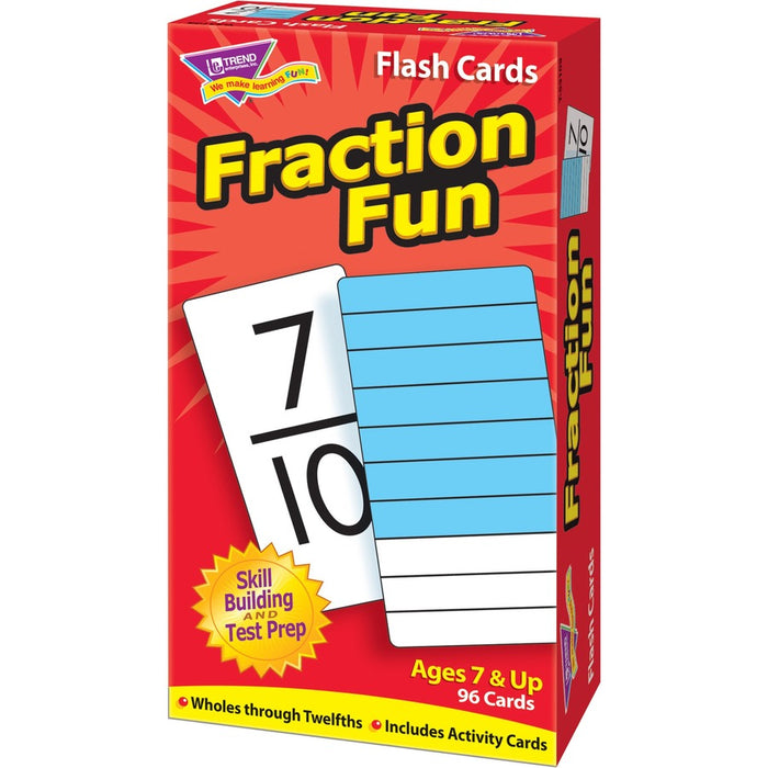 Trend Fraction Fun Flash Cards