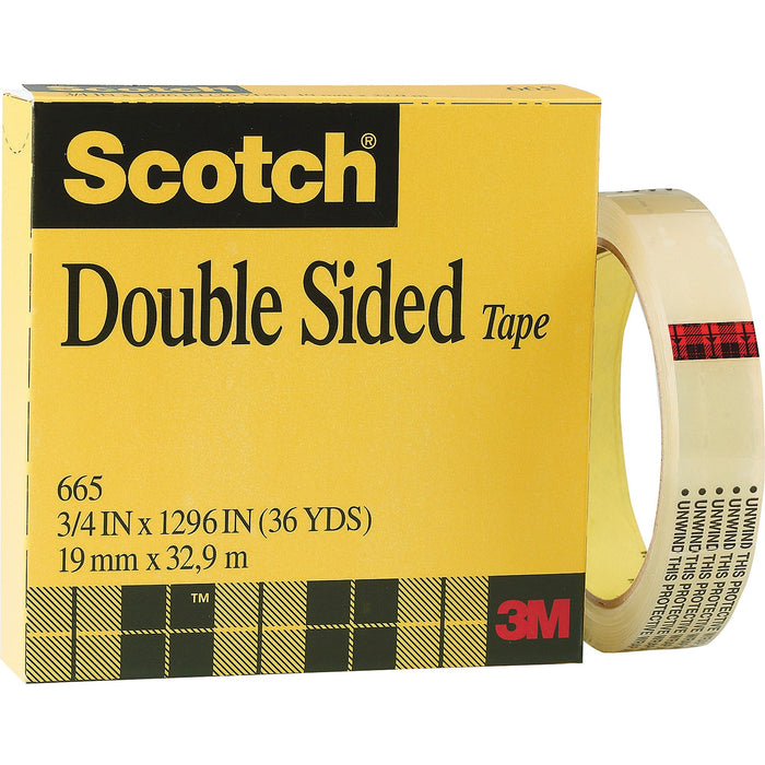 Scotch Permanent Double-Sided Tape - 1/2"W