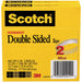 Scotch Permanent Double-Sided Tape - 1/2"W