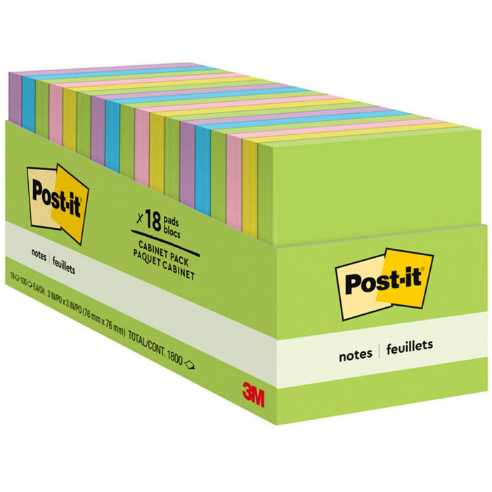 Post-it® Notes Cabinet Pack - Floral Fantasy Color Collection