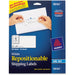 Avery® Repositionable Shipping Labels - Sure Feed Technology