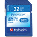 Verbatim 32GB Premium SDHC Memory Card, UHS-I Class 10