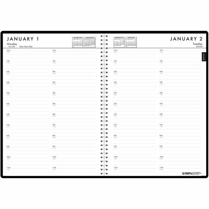 House of Doolittle Recycled Daily/Monthly 24/7 Appointment Planner