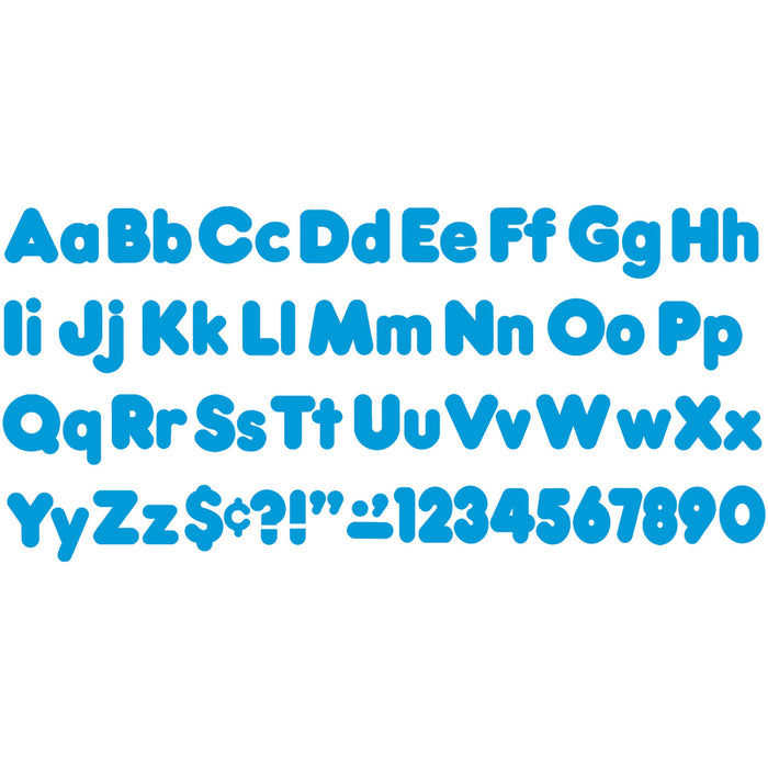 Trend Blue 4" Casual Combo Ready Letters Set