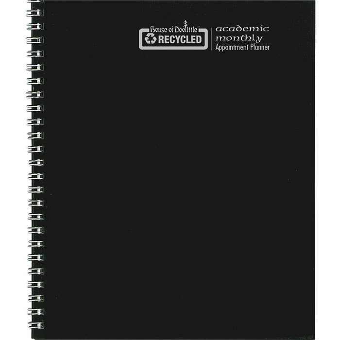 House of Doolittle Black Cover Academic Monthly Planner