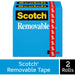 Scotch 3/4"W Removable Tape