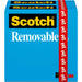 Scotch 3/4"W Removable Tape