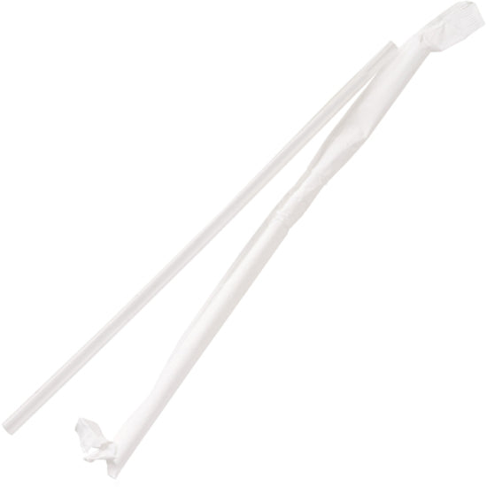 Genuine Joe Jumbo Translucent Straight Straws