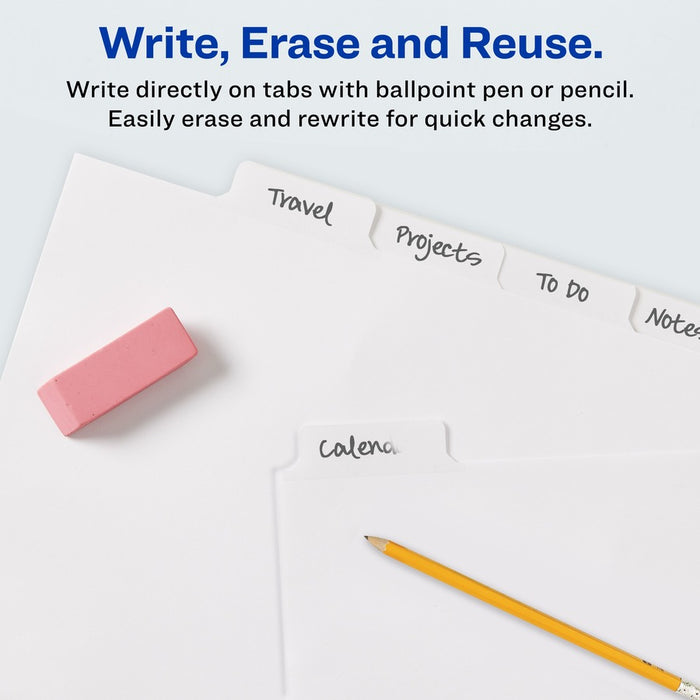 Avery® Big Tab Eraseable Write-On Dividers