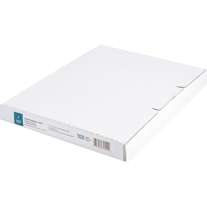 Business Source Top-Loading Poly Sheet Protectors