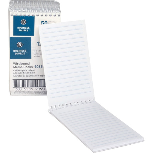 Business Source Wirebound Memo Books