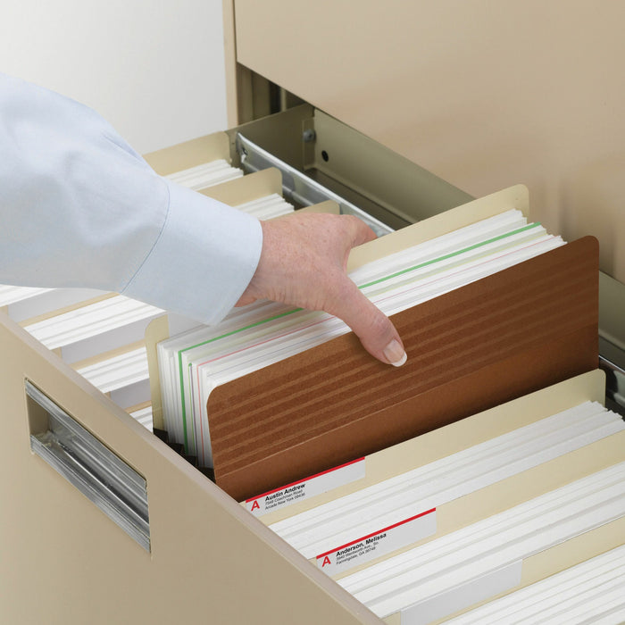 Smead Easy Grip Straight Tab Cut Letter Recycled File Pocket