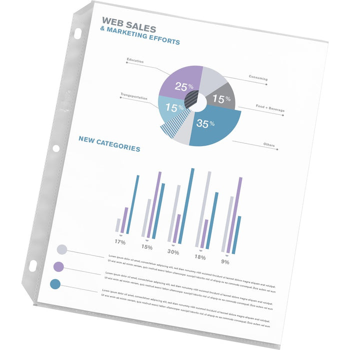 Avery® Diamond Clear Heavyweight Sheet Protectors