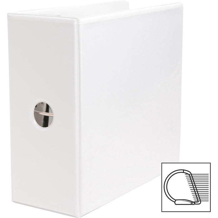 Business Source Basic D-Ring White View Binders