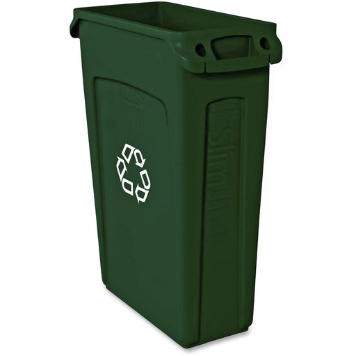 Rubbermaid Commercial Slim Jim 23-Gallon Vented Recycling Container