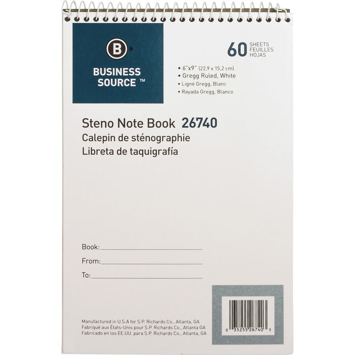 Business Source Steno Notebook