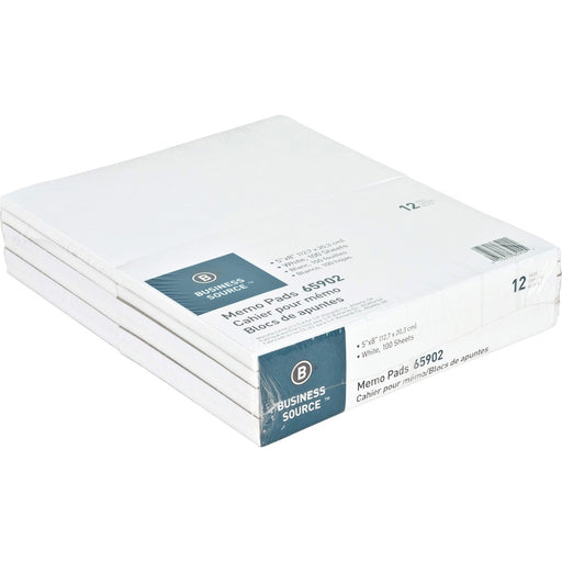 Business Source Plain Memo Pads