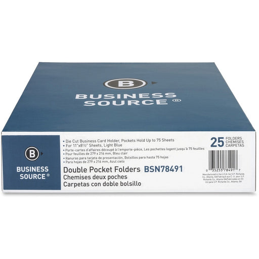 Business Source Letter Recycled Pocket Folder