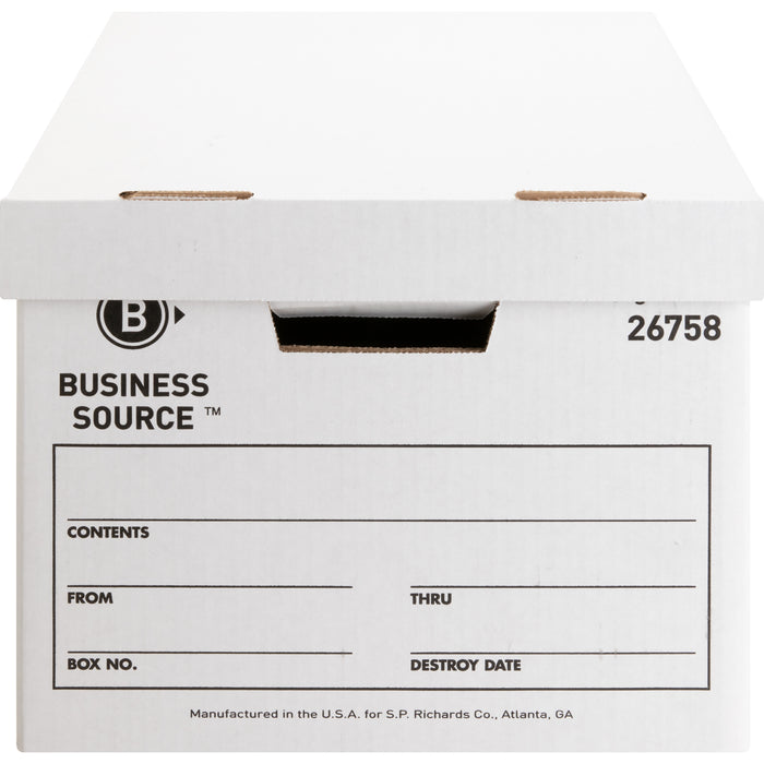 Business Source Lift-off Lid Heavy-Duty Storage Box