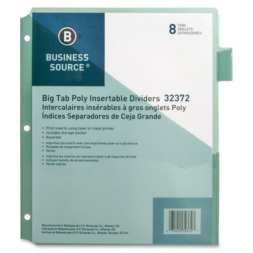 Business Source Pocket Index Dividers