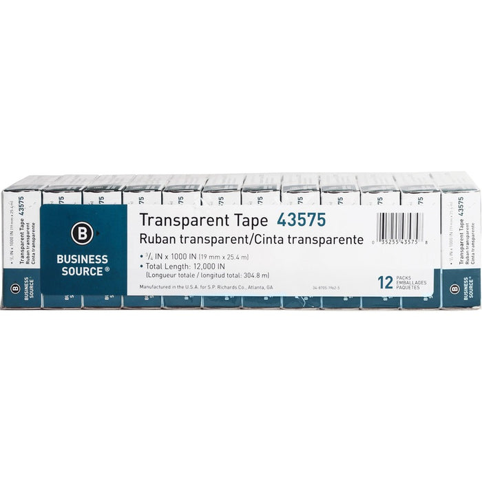 Business Source All-purpose Transparent Glossy Tape