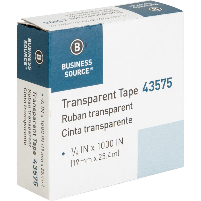 Business Source All-purpose Transparent Glossy Tape