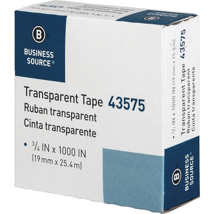 Business Source All-purpose Transparent Glossy Tape