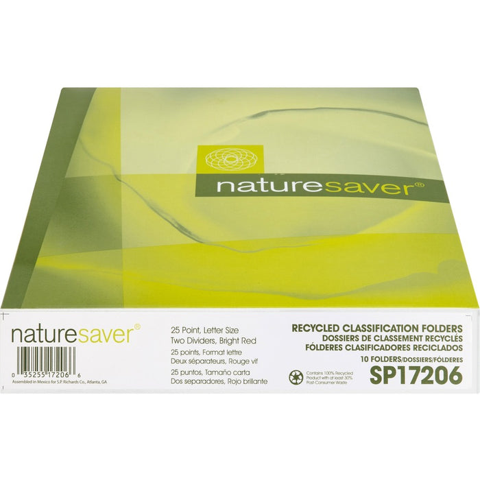 Nature Saver Letter Recycled Classification Folder