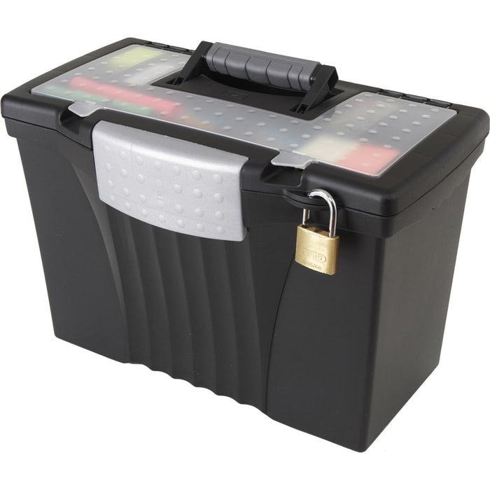 Storex Portable File Storage Box