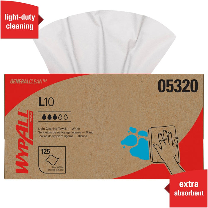 Wypall L10 Light Cleaning Towels
