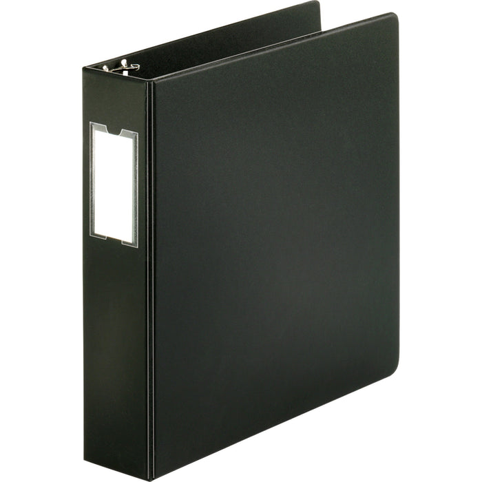 Business Source Basic Round Ring Binder w/Label Holder