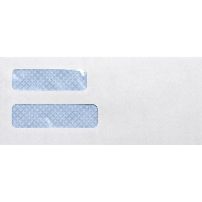 Business Source No. 10 Double-Window Invoice Envelopes