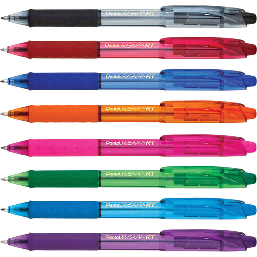 Pentel Recycled Retractable R.S.V.P. Colors Pens