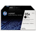 HP 05A (CE505D) Original Laser Toner Cartridge - Dual Pack - Black - 2 / Carton