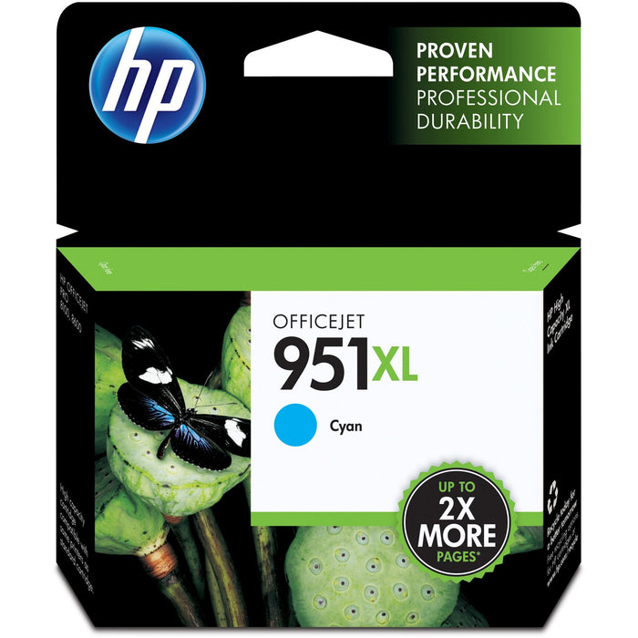 HP 951XL (CN046AN) Original Inkjet Ink Cartridge - Cyan - 1 Each