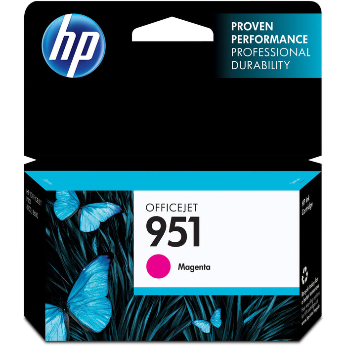 HP 951 (CN051AN) Original Standard Yield Inkjet Ink Cartridge - Magenta - 1 Each