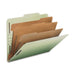 Nature Saver 2/5 Tab Cut Letter Recycled Classification Folder