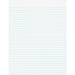 Business Source Glued Top Ruled Memo Pads - Letter