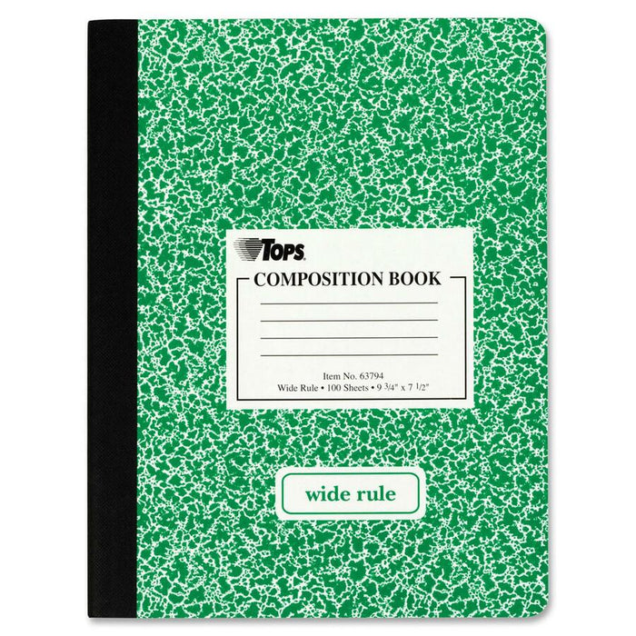 TOPS Wide Ruled Composition Books